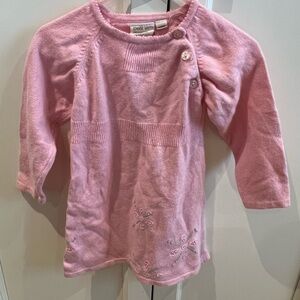 Petit Lem Pink Knit dress for Kids 18m